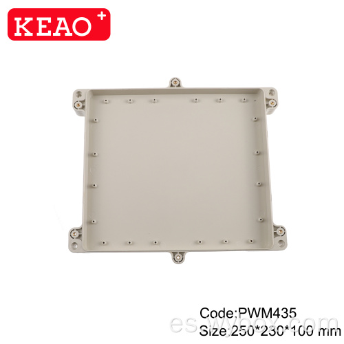 Caja de plástico eléctrica PWM435 con caja de conexiones de puerta con terminales Caja de plástico impermeable de calidad China IP65